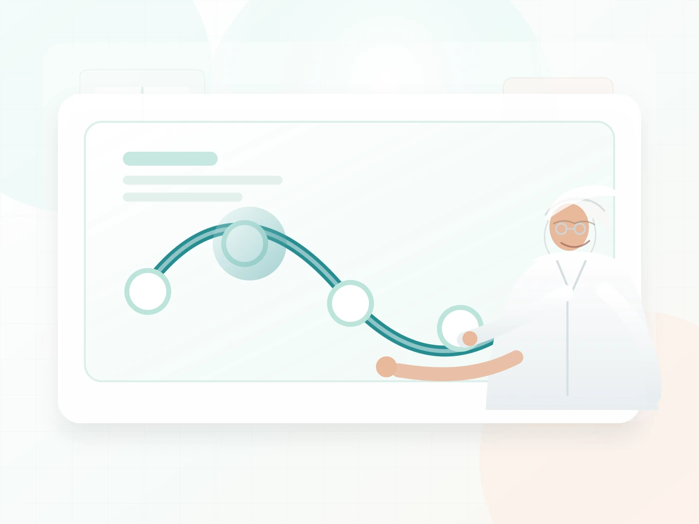 Illustration: Ablauf einer IVF Vorbereitung mit Timing und Kontrollen